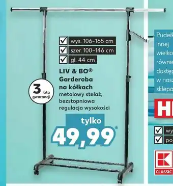 Kaufland LIV & BO ® Garderoba na kółkach oferta