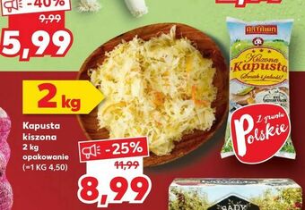 Kaufland Kapusta kiszona oferta