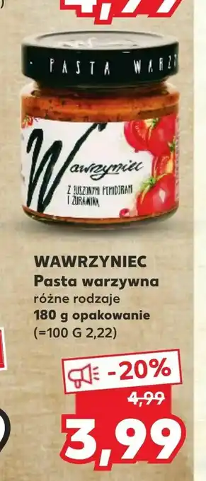 Kaufland WAWRZYNIEC Pasta warzywna oferta