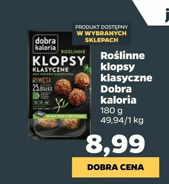 Netto Roślinne klopsy klasyczne Dobra kaloria oferta