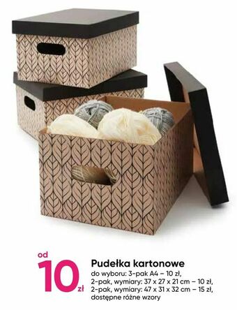 Pepco Pudełka kartonowe oferta