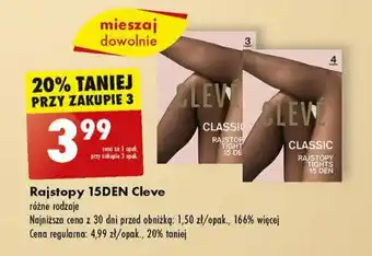 Biedronka Rajstopy 15DEN Cleve oferta