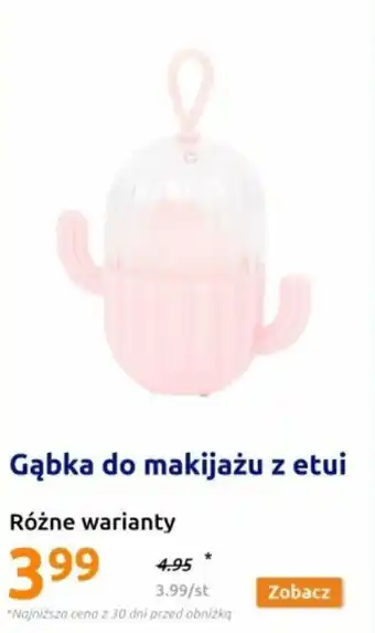 Action Gąbka do makijażu z etui oferta