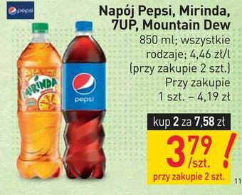 Stokrotka Napój Pepsi, Mirinda, 7UP, Mountain Dew oferta