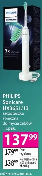 PHILIPS Sonicare HX3651/13 szczoteczka soniczna do mycia zębów