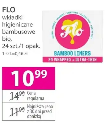 Hebe FLO wkładki higieniczne bambusowe bio, 24 szt. oferta