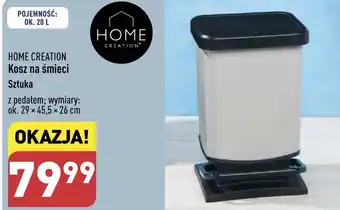 ALDI Kosz na śmieci Home Creation oferta