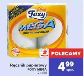 Carrefour Ręcznik papierowy Foxy Mega 2rolki oferta