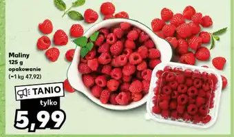 Kaufland Maliny, 125 g oferta