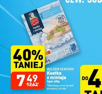 ALDI GOLDEN SEAFOOD Kostka z mintaja, 400g oferta