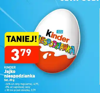 ALDI Kinder Jajko niespodzianka, 20 g oferta