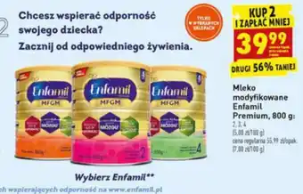 Biedronka Mleko modyfikowane Enfamil Premium 800g oferta