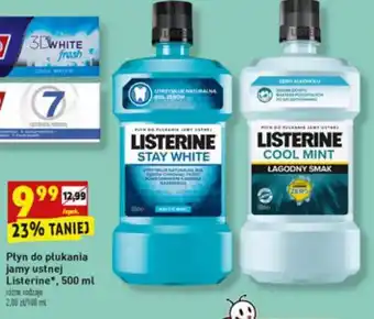 Biedronka Płyn do płukania jamy ustnej listerine 500ml oferta