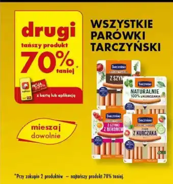 Biedronka WSZYSTKIE PARÓWKI TARCZYŃSKI oferta