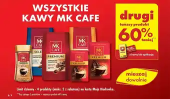 Biedronka MK CAFE WSZYSTKIE KAWY oferta