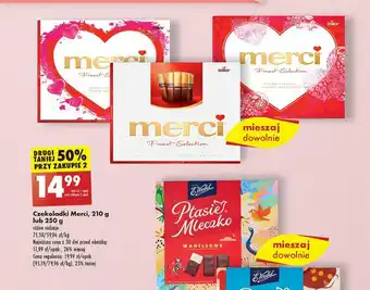 Biedronka Merci Czekoladki 210 g lub 250 g oferta