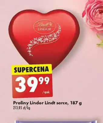 Biedronka Lindt Praliny Lindor serce, 187g oferta