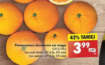 Biedronka Pomarańcze deserowe na wagę 1kg oferta