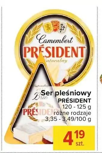 Globi Ser pleśniowy President 120-125g oferta