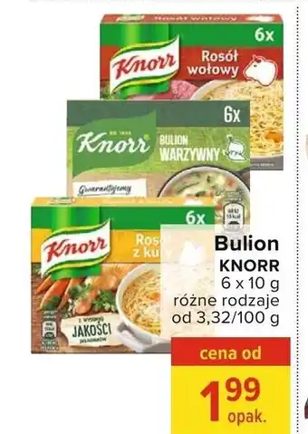 Globi Bulion Knorr 6x10g oferta