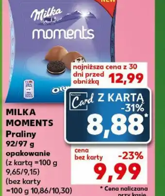 MILKA MOMENTS Praliny 92/97 g