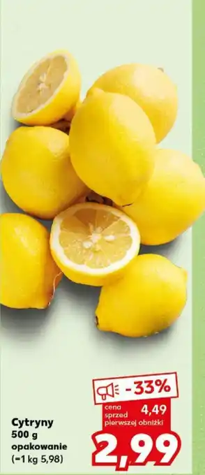 Kaufland Cytryny, 500 g oferta