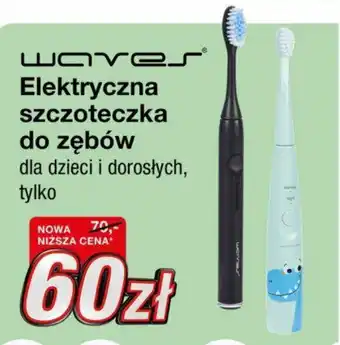 Waves Elektryczna szczoteczka do zębów dla dzieci i dorosłych,