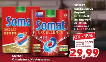 Kaufland SOMAT EXCELLENCE Kapsułki lub tabletki do zmywarki 28-50 szt. oferta