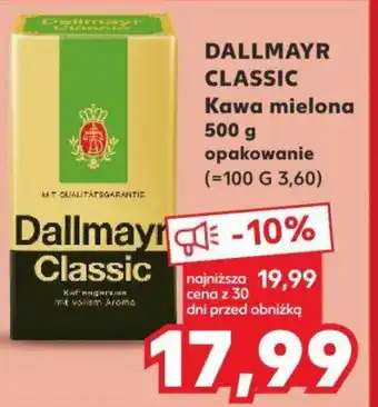 Kaufland DALLMAYR CLASSIC Kawa mielona 500g oferta