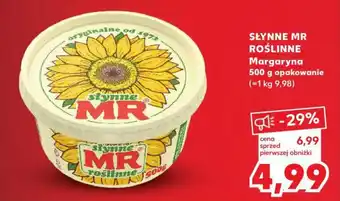 Kaufland SŁYNNE MR ROŚLINNE Margaryna 500 g oferta