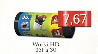 ADEKS Jan Niezbędny worki HD 35l 30szt. oferta
