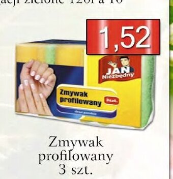 Jan Niezbędny zmywak profilowany 3szt.