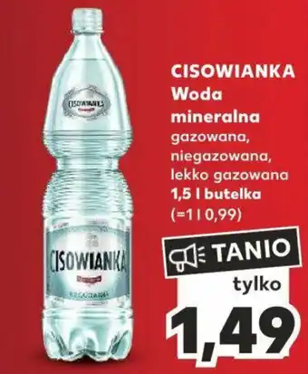 Kaufland CISOWIANKA Woda mineralna 1,5l oferta