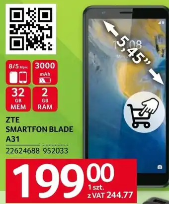 Selgros Smartfon ZTE oferta