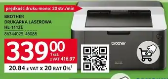 Selgros Drukarka laserowa Brother oferta