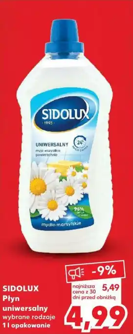 Kaufland SIDOLUX Płyn uniwersalny 1l oferta
