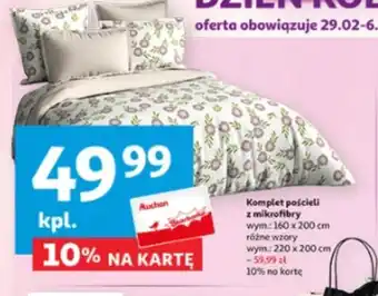 Auchan Komplet pościeli oferta