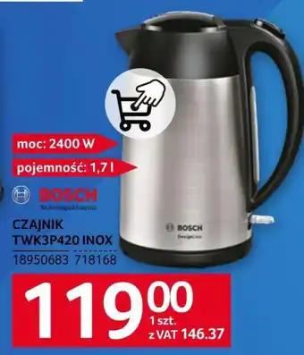 Selgros Czajnik elektryczny Bosch oferta