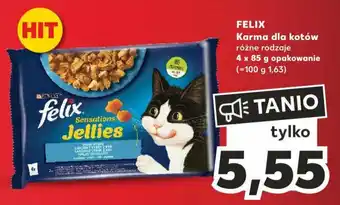 Kaufland FELIX Karma dla kotów 4 x 85 g oferta