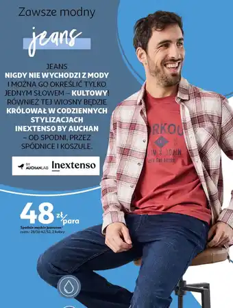 Auchan Spodnie męskie Inextenso oferta