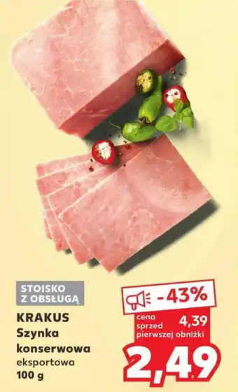 Kaufland KRAKUS Szynka konserwowa eksportowa 100 g oferta