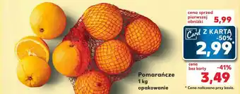 Kaufland Pomarańcze 1 kg oferta