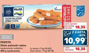 Kaufland FROSTA Złote paluszki rybne 450g oferta