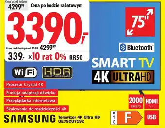 Media Expert Smart tv Samsung oferta