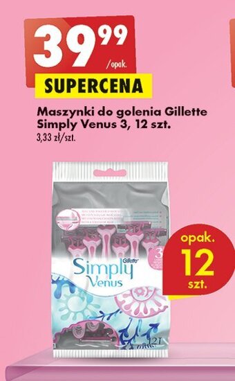 Biedronka Maszynka do golenia 1 OPAK 4 SZT oferta