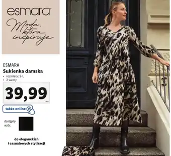Lidl Sukienka damska Esmara oferta