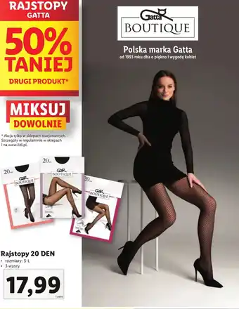 Lidl Rajstopy Gatta oferta