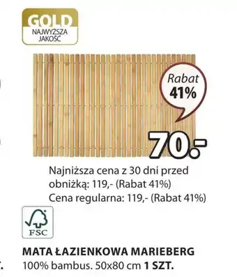 JYSK łazienkowa Mata oferta