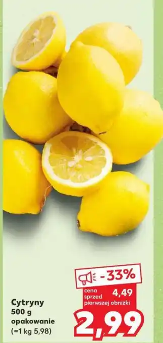 Kaufland Cytryny 500 g oferta