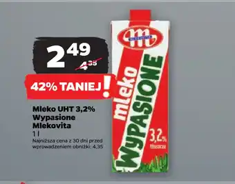 Netto Mleko UHT 3,2% Wypasione Mlekovita oferta